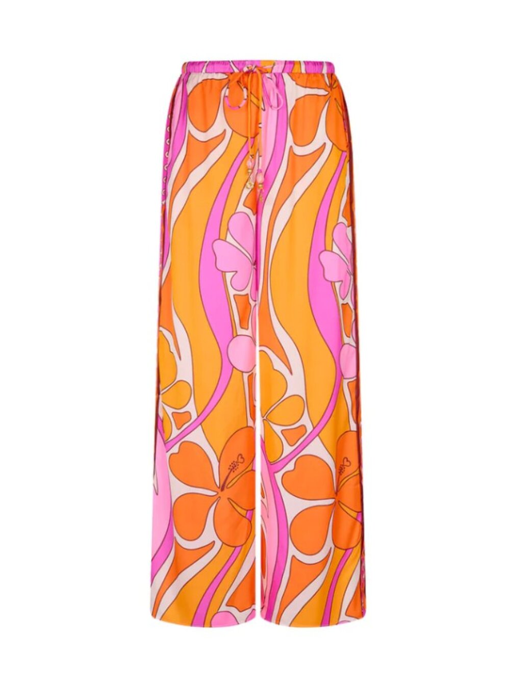 Drawstring Resort Pants - Sunrise Swirl